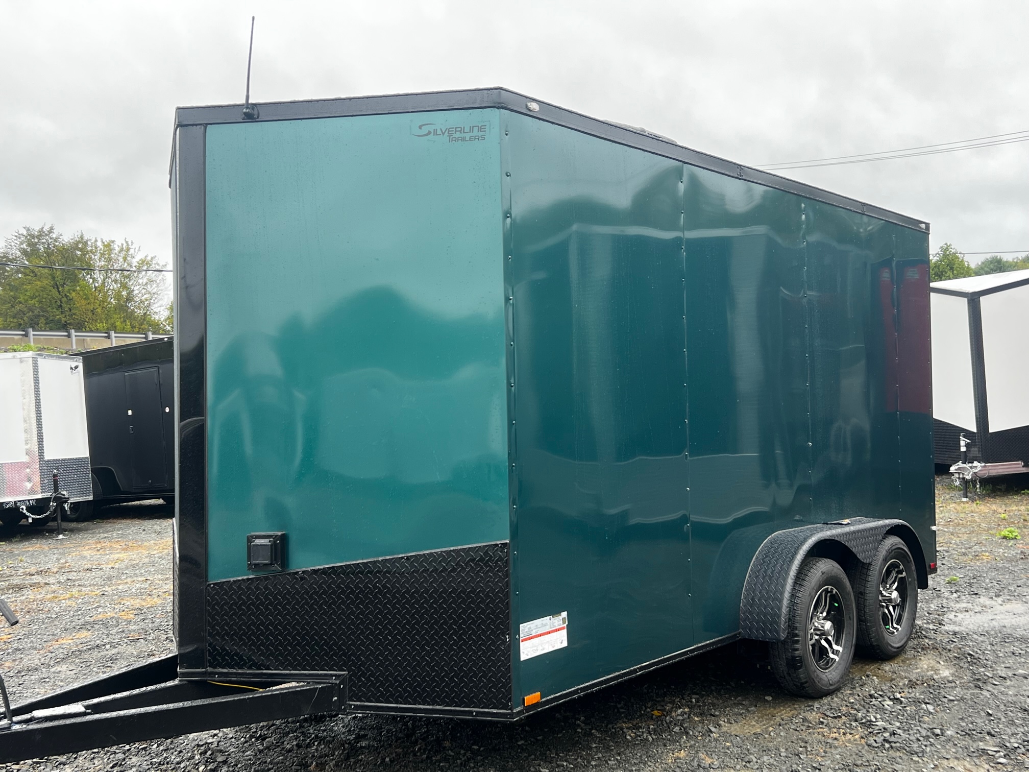 2024 Spartan Cargo Trailers 7 14 Concession Blackout 0251 Silverline   1011 0 